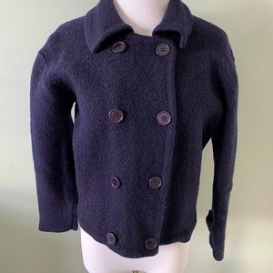 Pea coat double breasted
